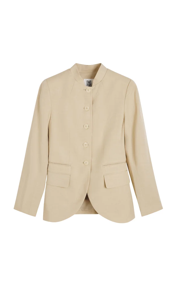 Claye Linen-Blend Blazer