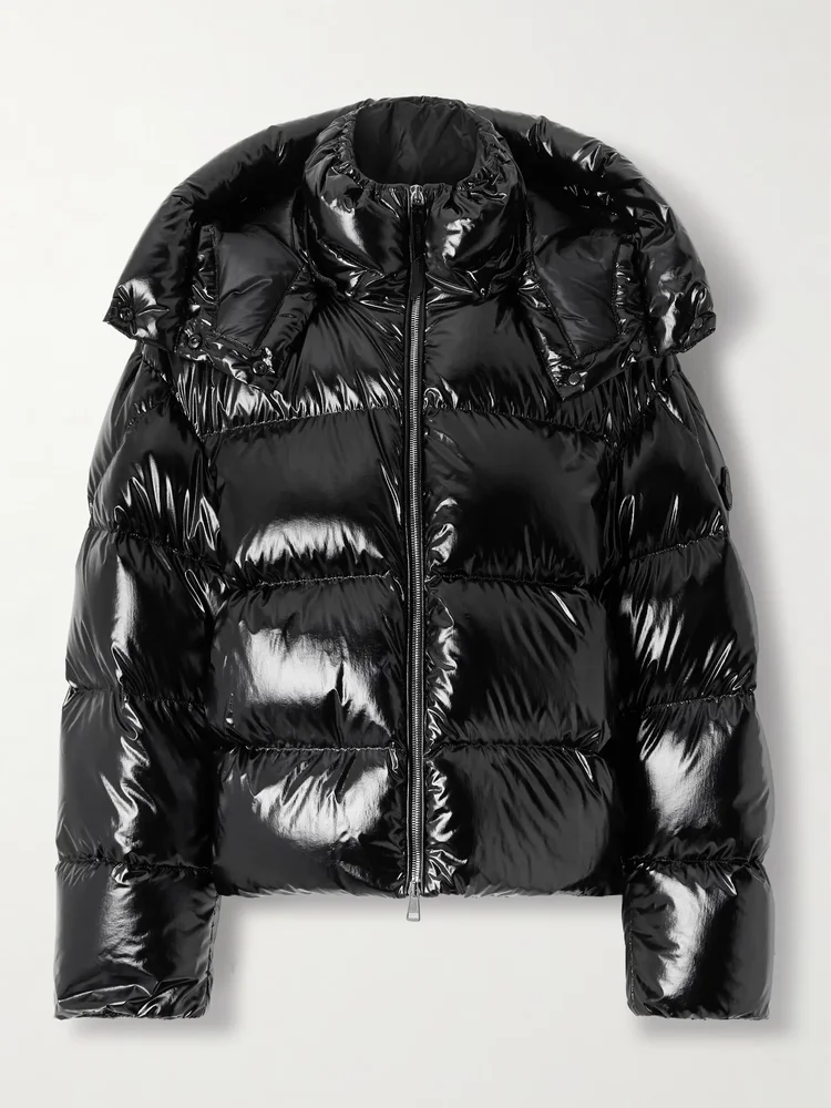 Lothar hooded quilted shell down jacket