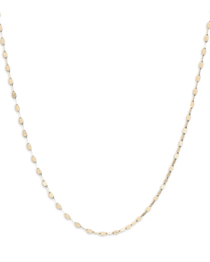 14K Gold Mega Gloss Blake Chain Choker Necklace, 15"