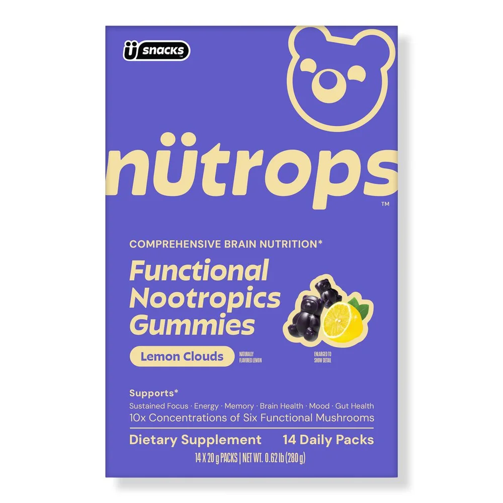 Nütrops Nootropic Mushroom Gummies, 2 Flavor Trial