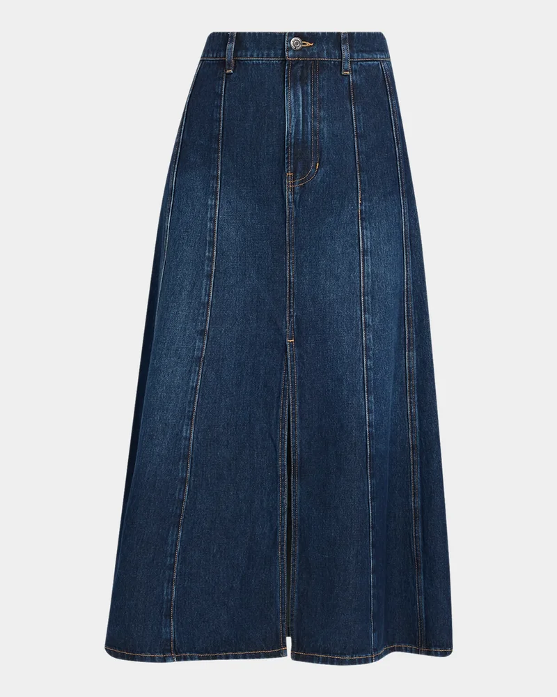Nasreen Denim Midi Skirt