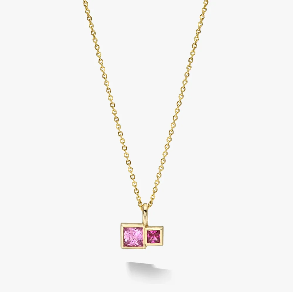Pink Sapphire Savoye Necklace