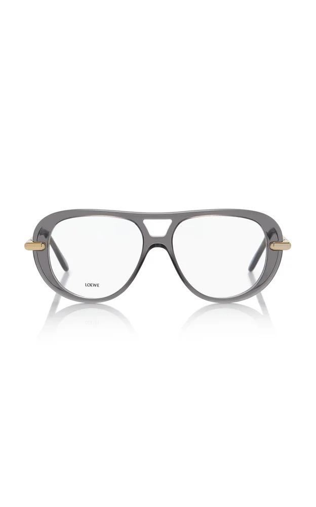 Aviator-Frame Acetate Glasses