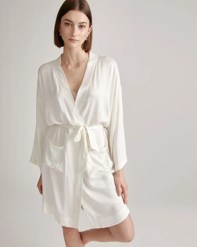 100% Washable Silk Robe
