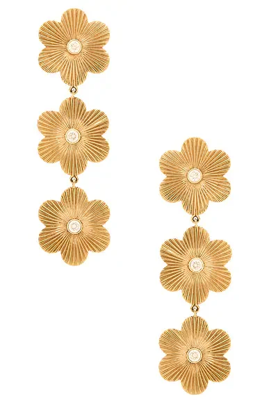 Flower Drop Earrings