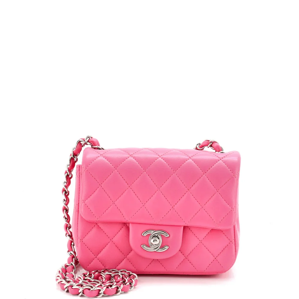 Pre-Owned Chanel Square Mini Classic Flap Bag 17cm