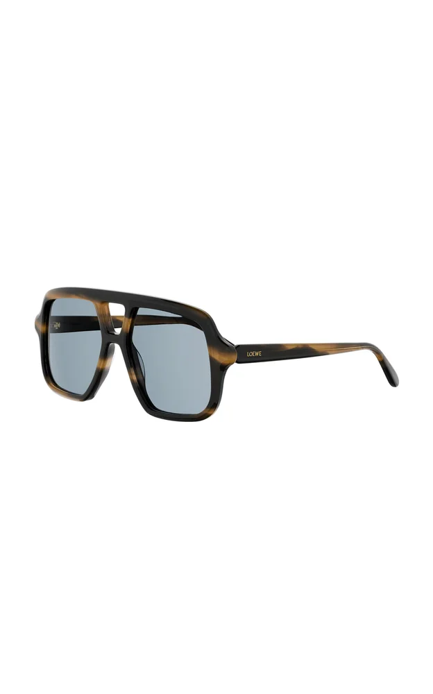 Slim Square-Frame Acetate Sunglasses