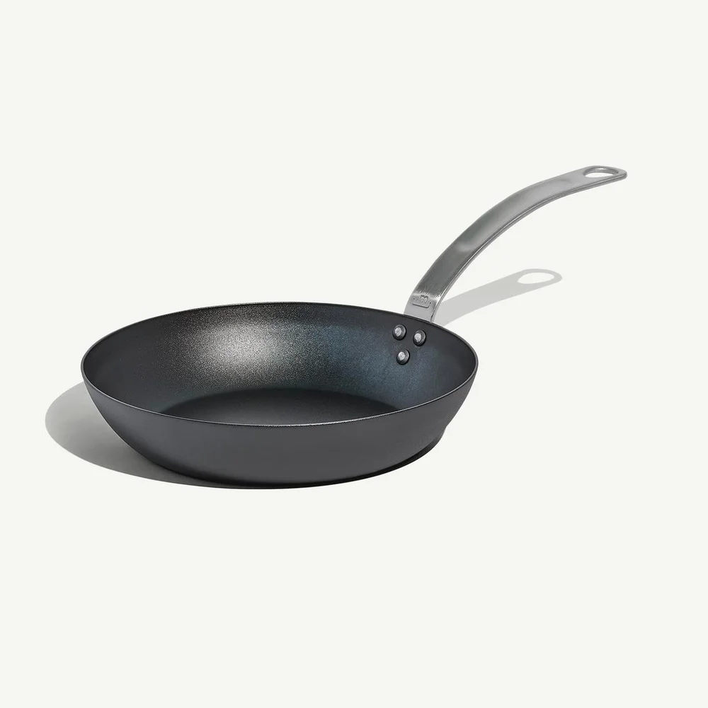 Seasoned Carbon Steel Frying Pan, 10 inch