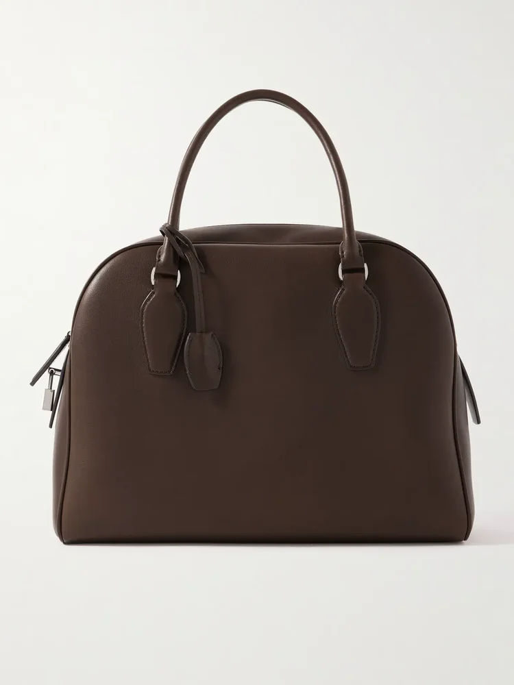 India leather tote