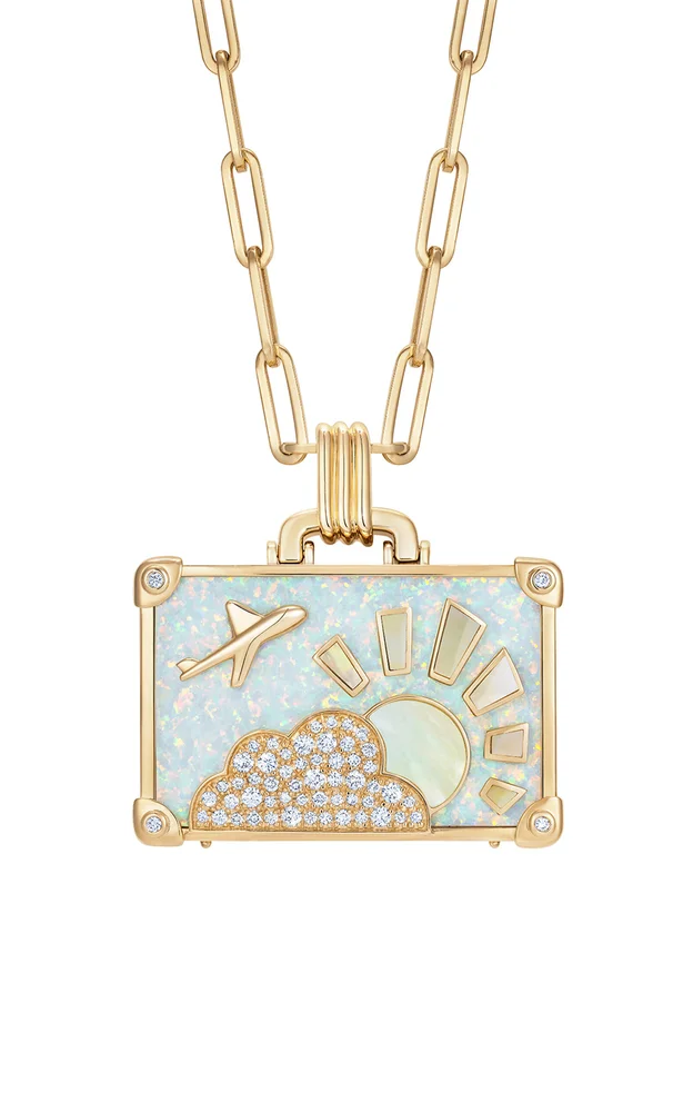 NeverNoT Travel 14K Yellow Gold Necklace