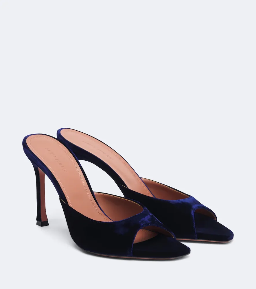 Alexa velvet mules