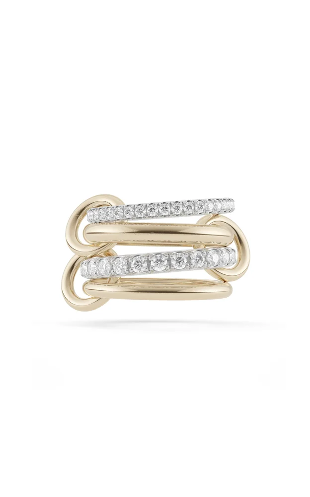 Halley 18K Yellow Gold and Diamond Ring