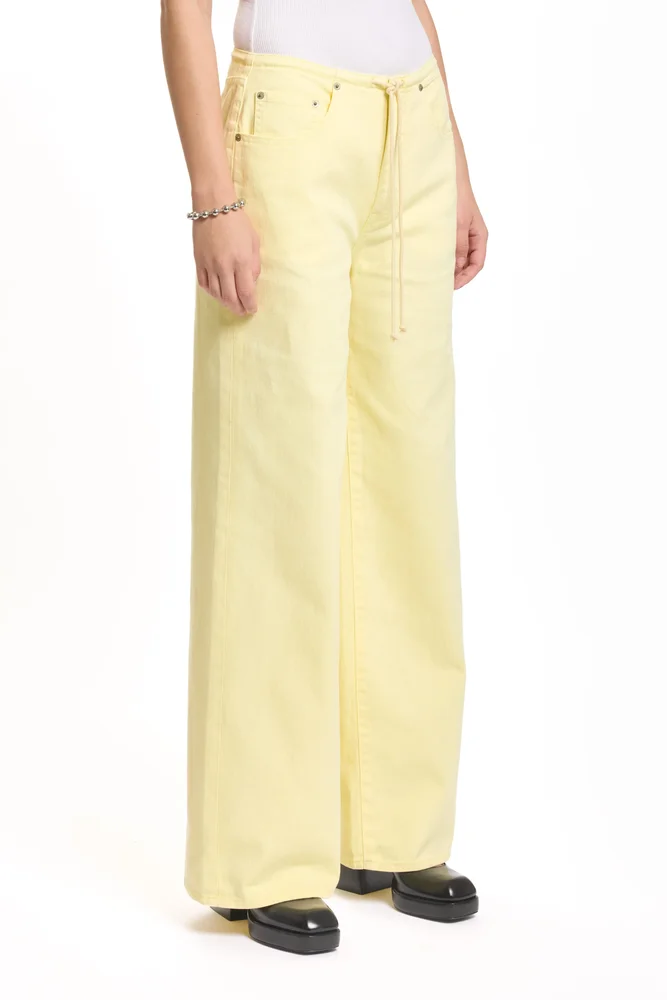 Daze Madison Wide Leg Jeans - Sunny