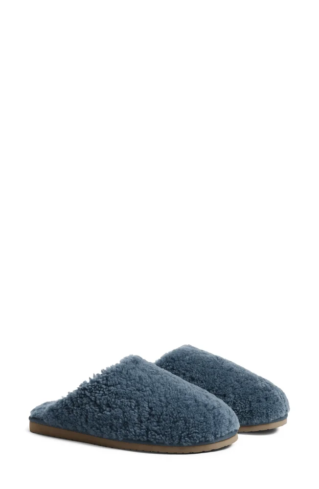 Genuine Shearling Wool Clog