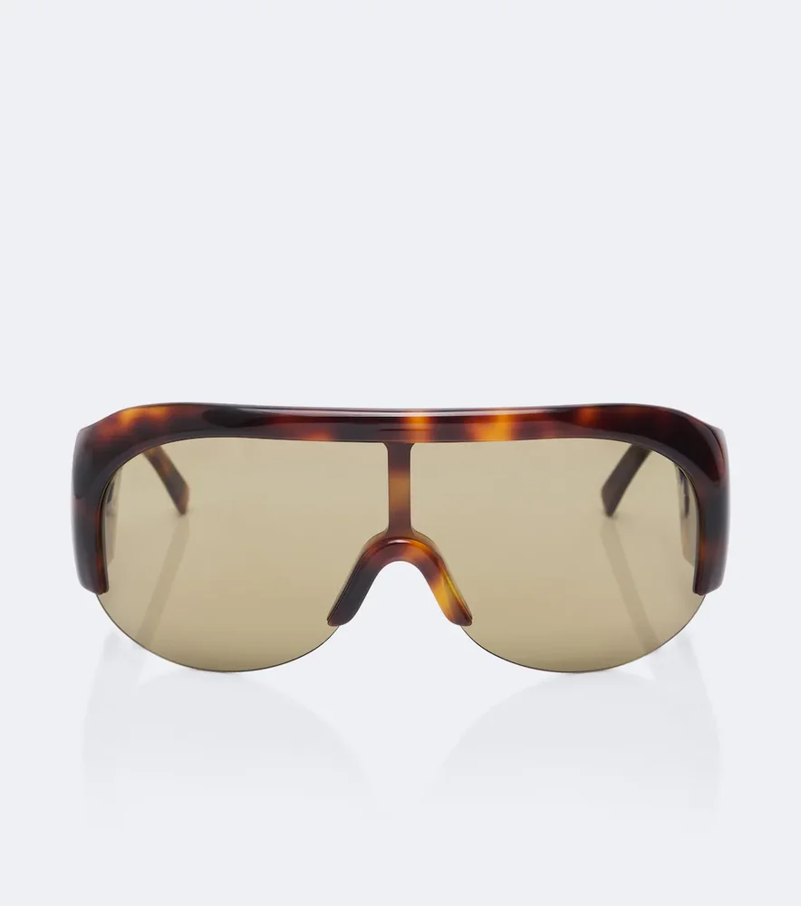 Half Bombé shield sunglasses