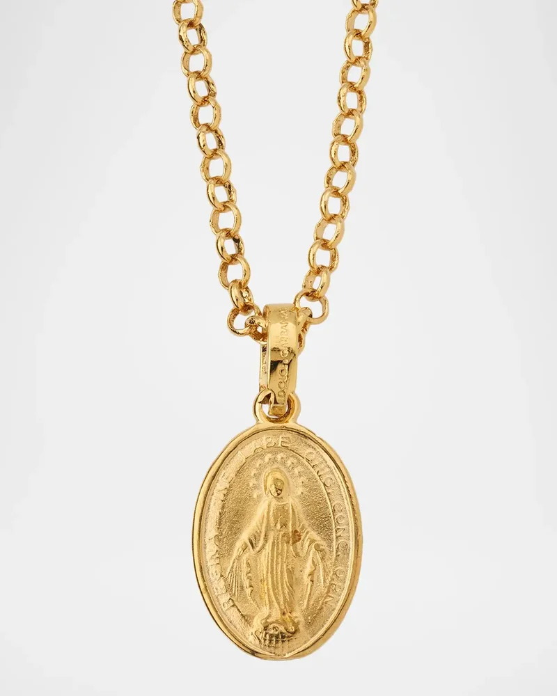 Bijoux Virgin Mary Chain Necklace