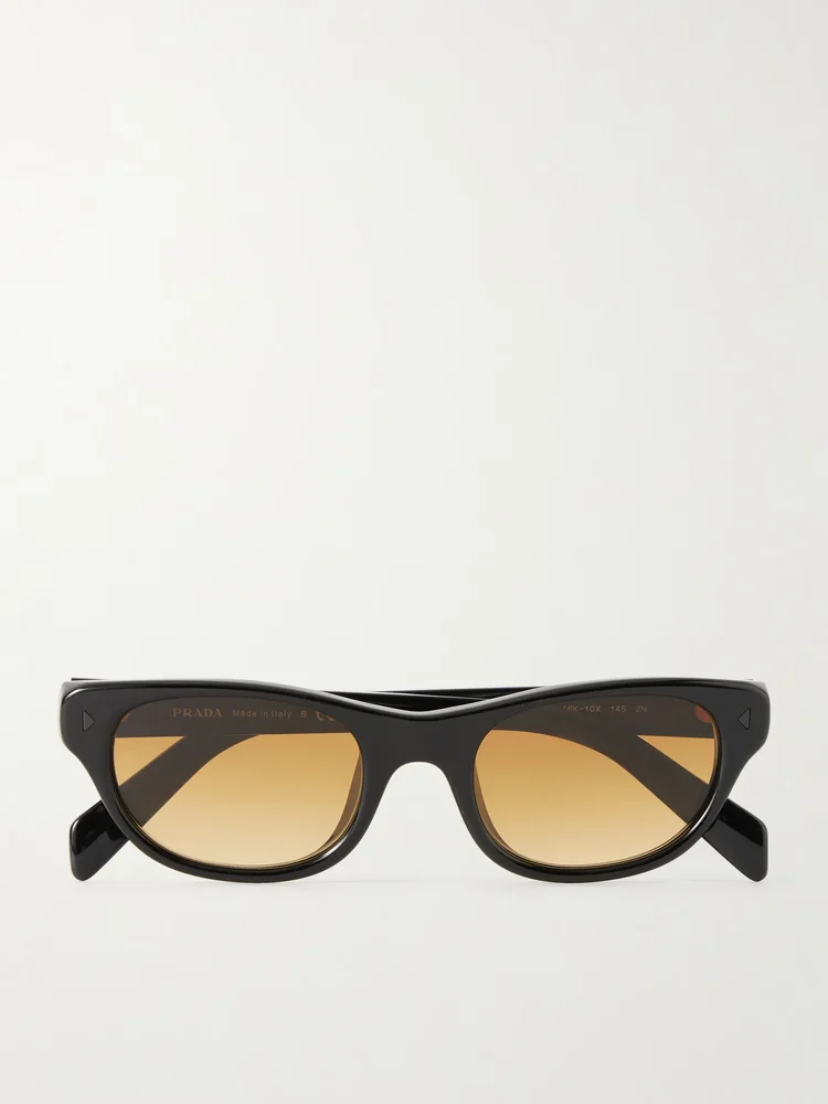 D-frame acetate sunglasses