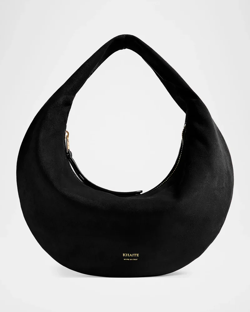 Olivia Mini Suede Hobo Bag