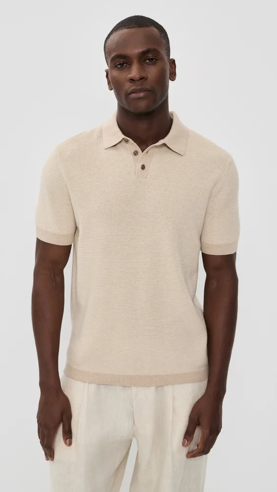 Colorblock Feed Stripe Polo