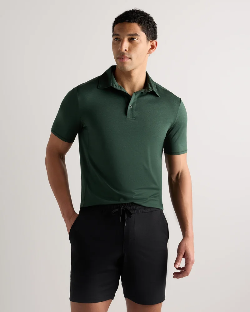 Flowknit Breeze Performance Polo in Olive