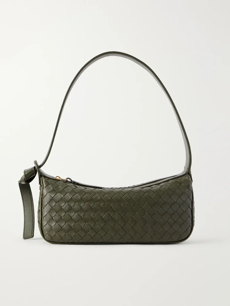 Nodo Intrecciato leather shoulder bag
