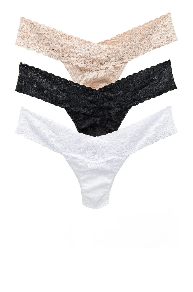 Low Rise Thong 3 Pack