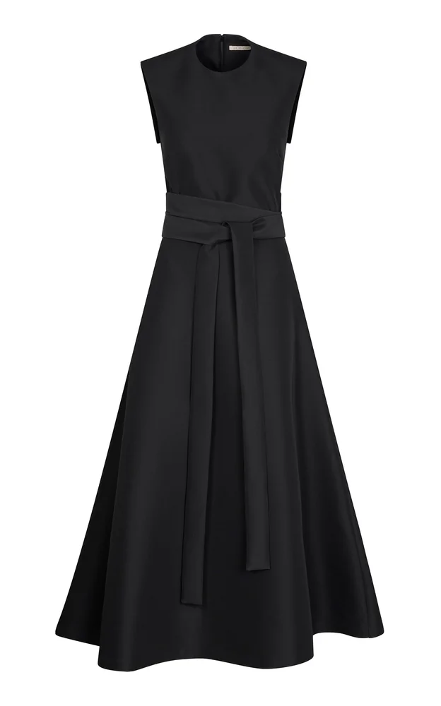 Adley Silk-Wool Maxi Dress