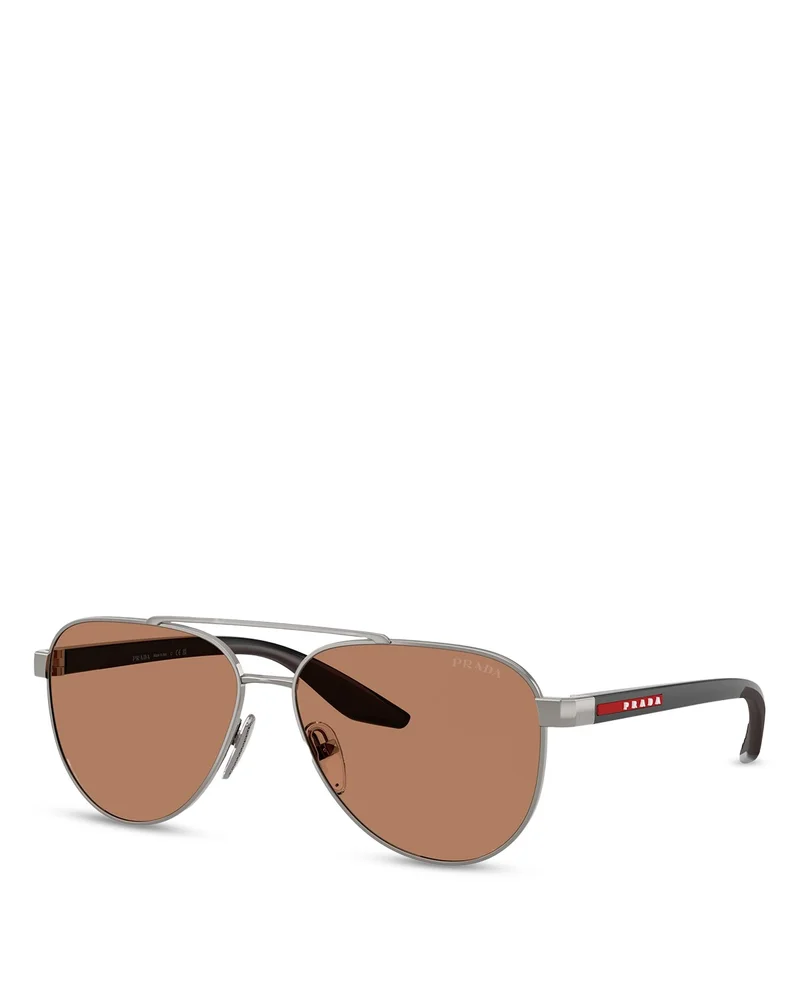Sport Linea Rossa Aviator Sunglasses, 58mm