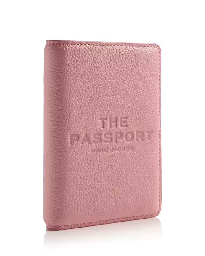 Leather Passport Case (Ribbon Pink)