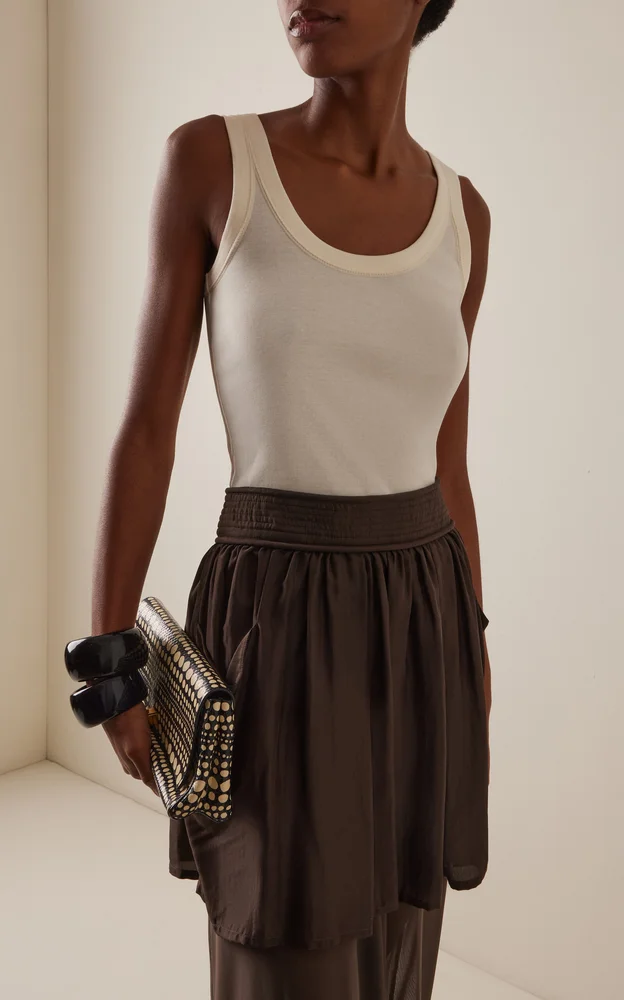 Ribbed Cotton Tank Top