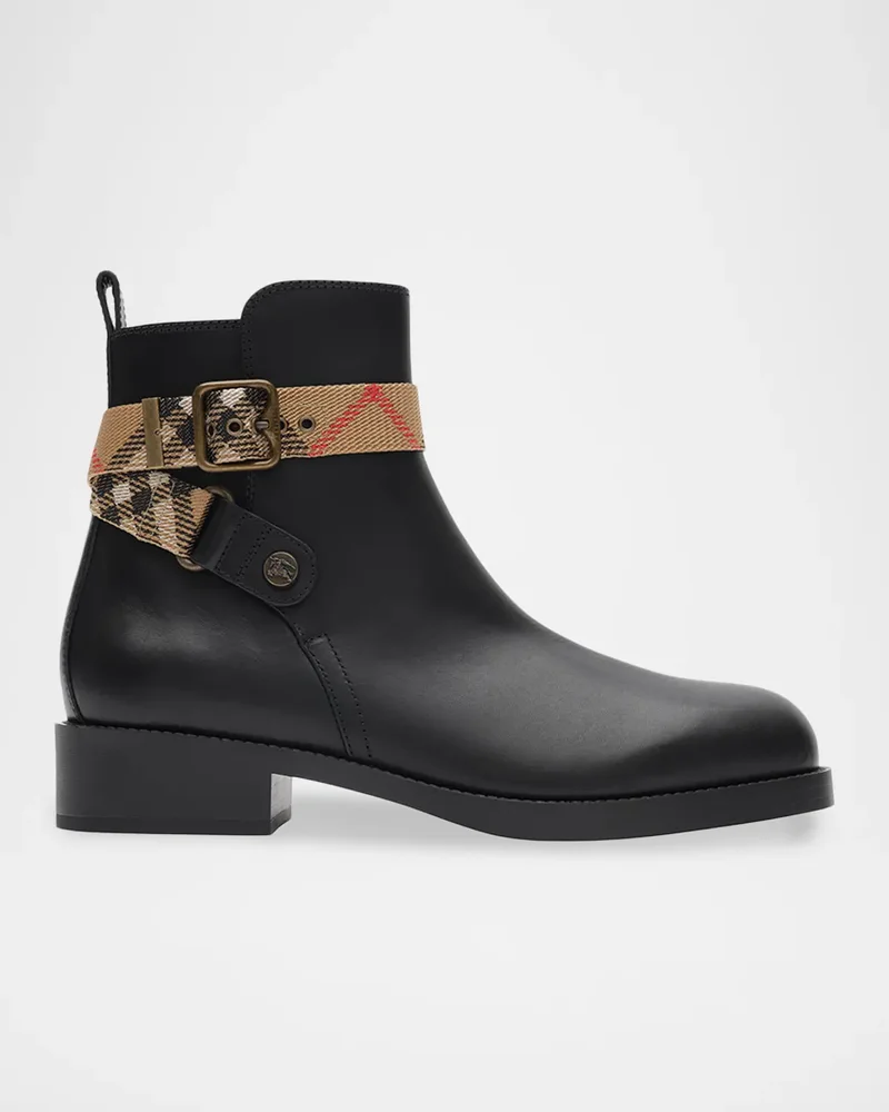 Huntley Leather Ankle Boots