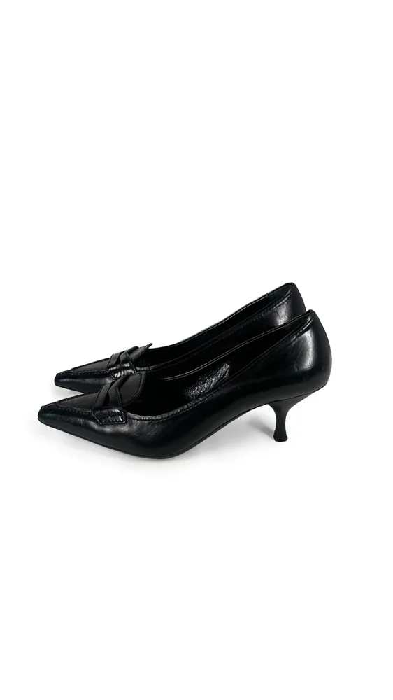 PRADA LOAFER KITTEN HEEL