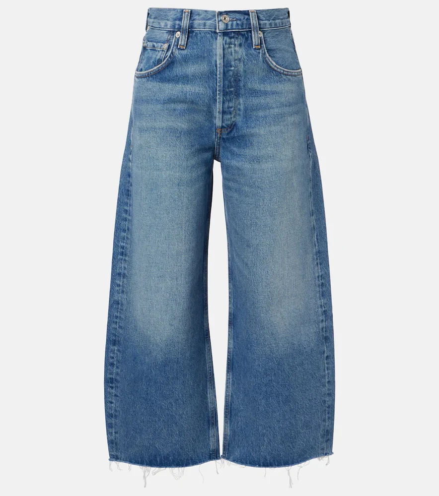 Ayla cropped wide-leg jeans