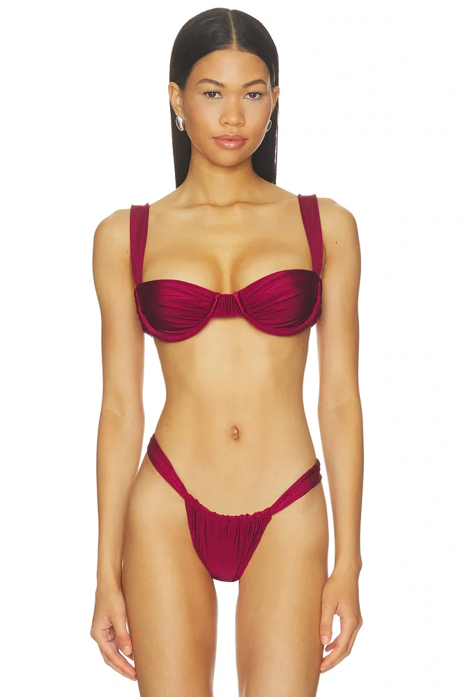 Margot Merlot Underwire Top