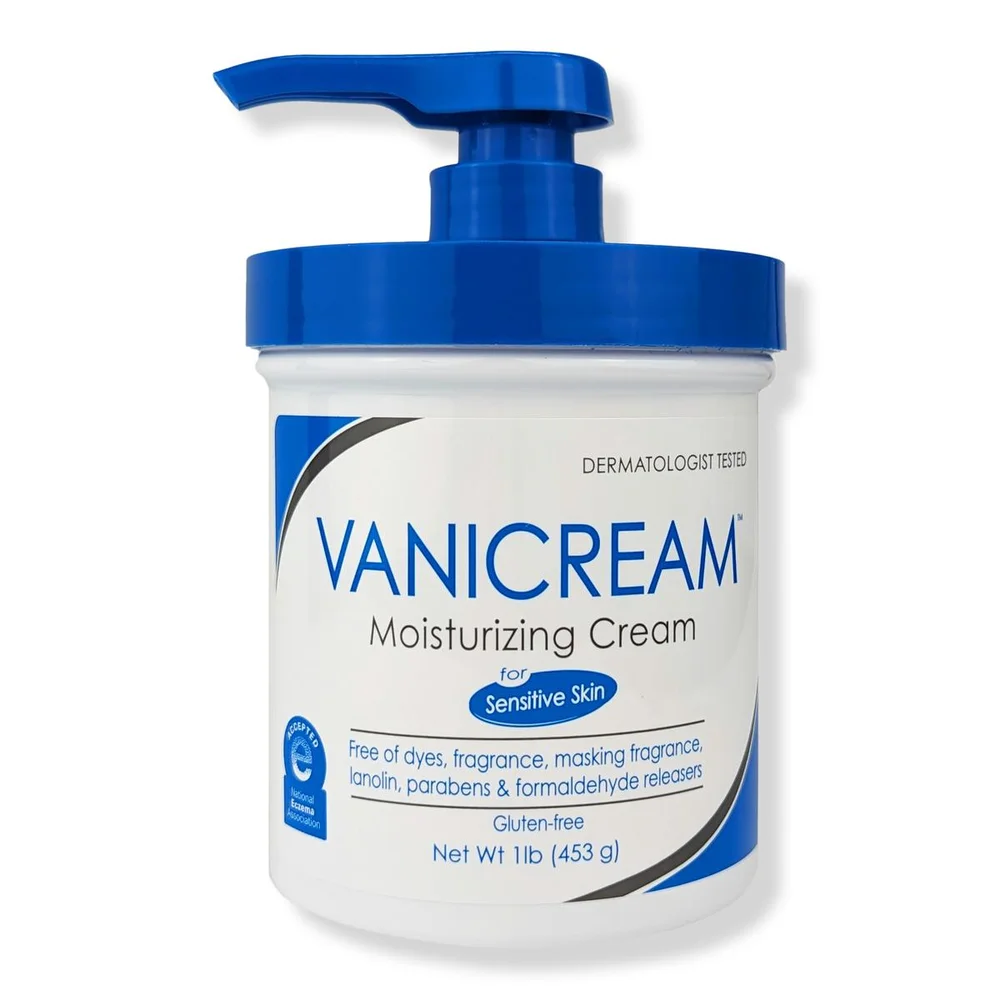 Moisturizing Cream with Pump for Sensitive Skin