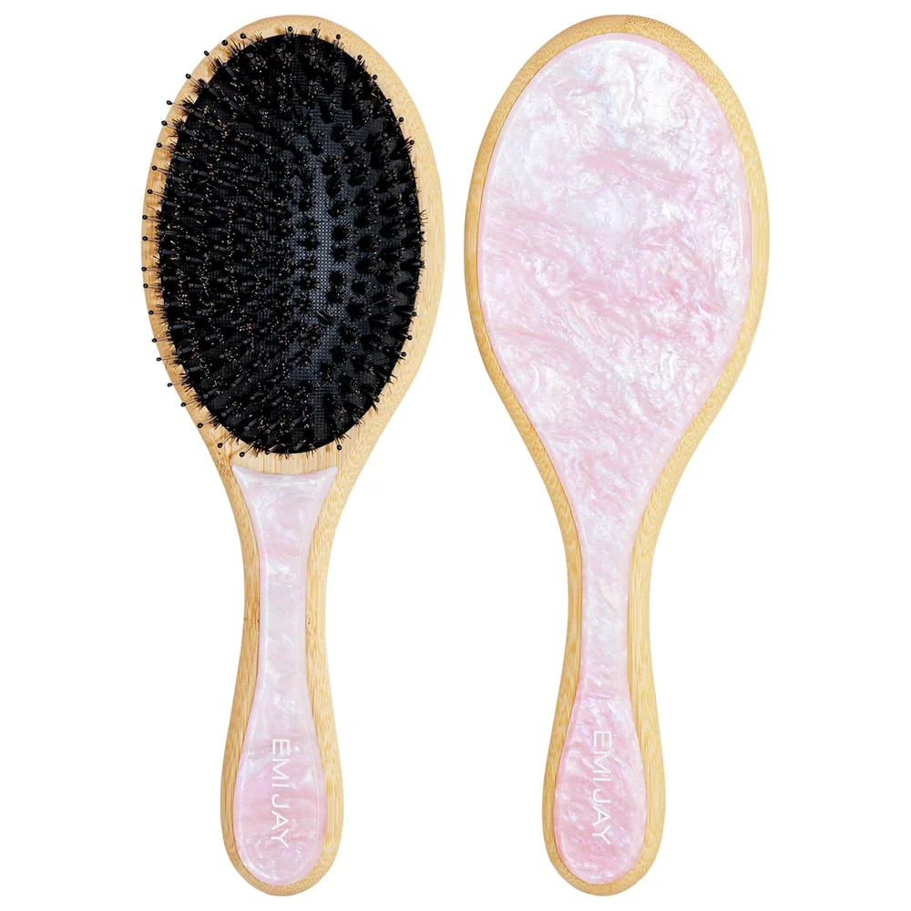 Flat Smoothing Dual-Bristle Hair Brush