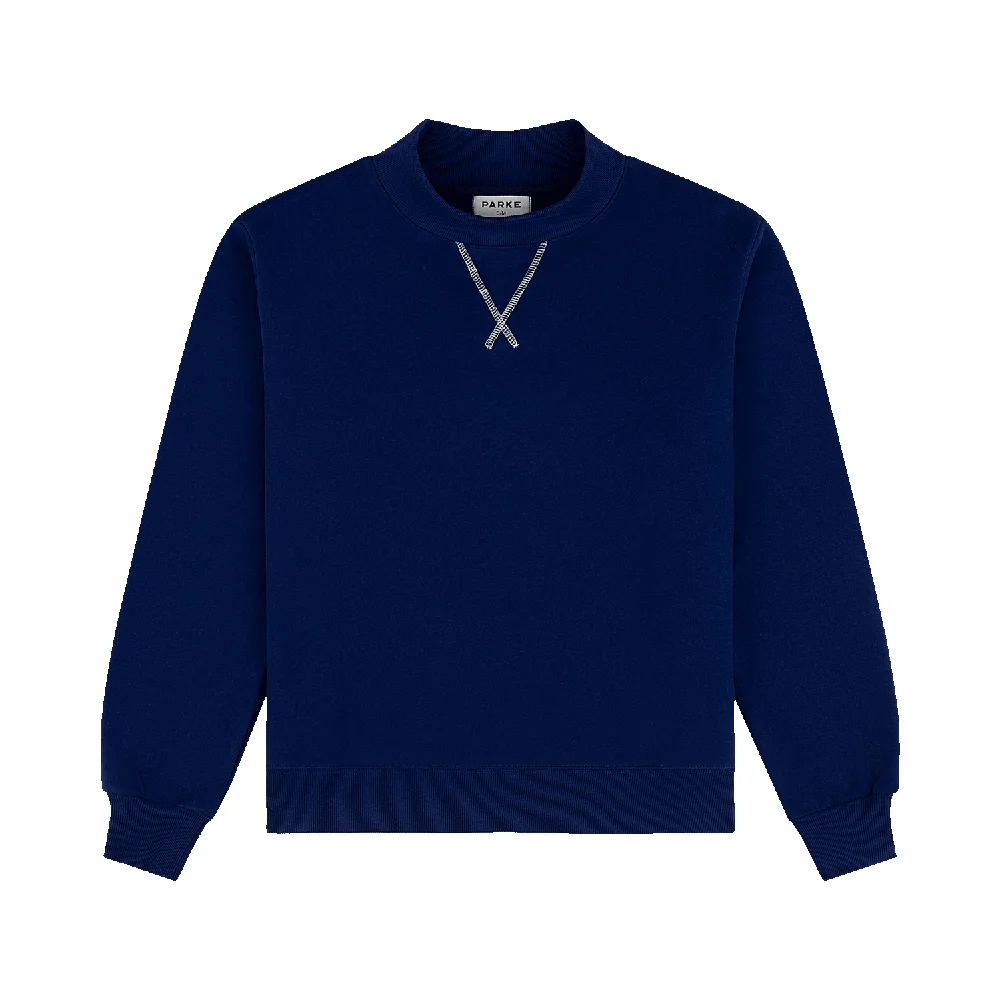 Classic Mockneck - Collegiate Blue