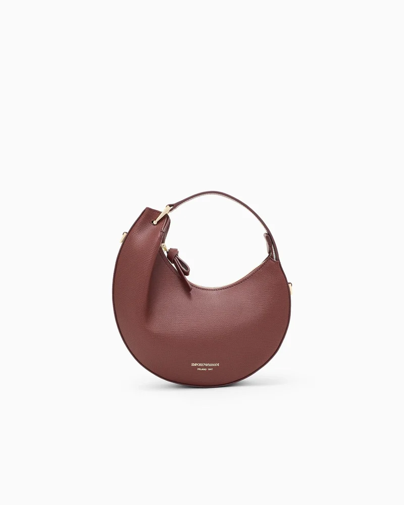 Emporio Armani 1981 mini leather hobo bag