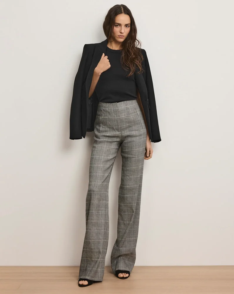 Jude Linen Wide-Leg Pant