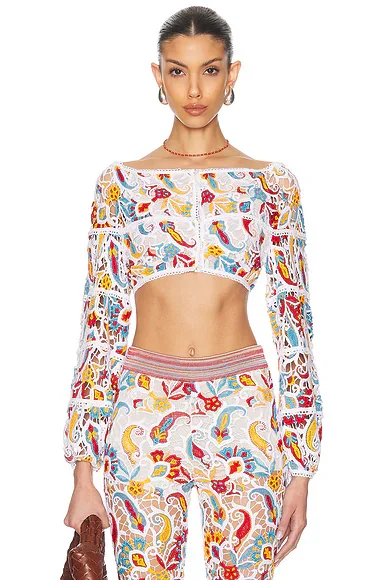 Long Sleeve Cropped Top