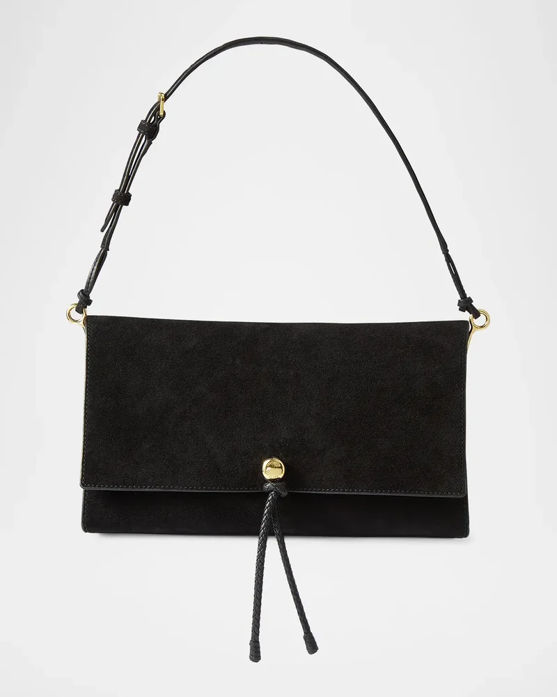 Edit Suede Shoulder Bag