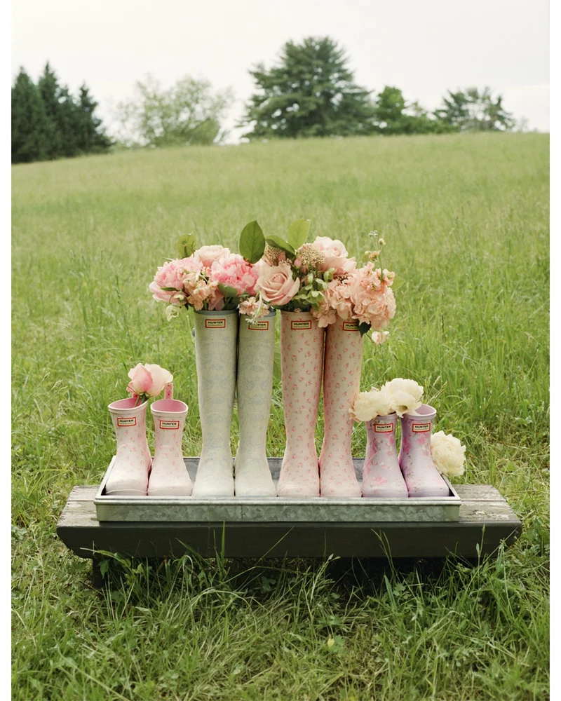 Women's Play Short Happy Thoughts Rain Booties