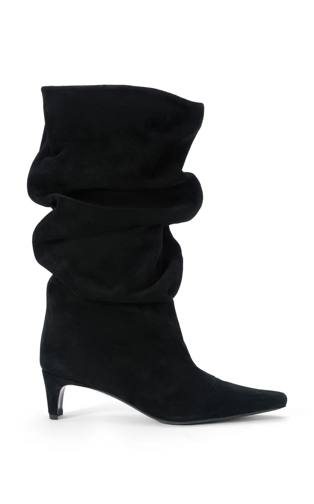 Wally Slouched Leather Boots