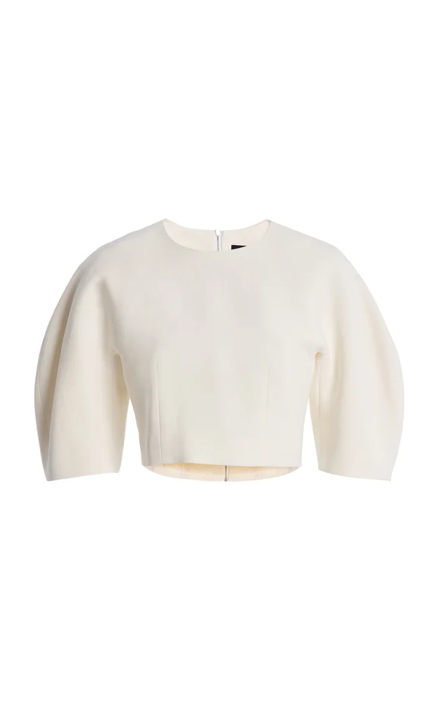 Kaes Sculpted Cady Crop Top