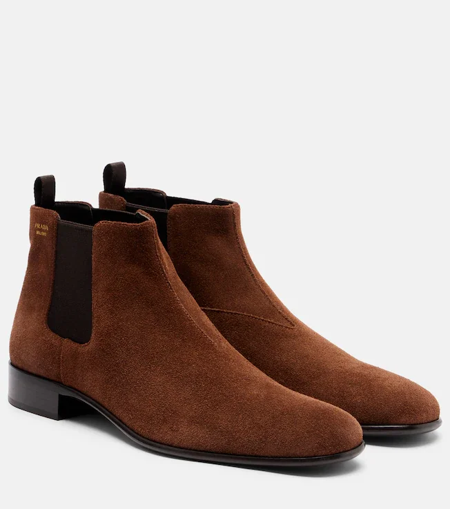 Suede Chelsea boots
