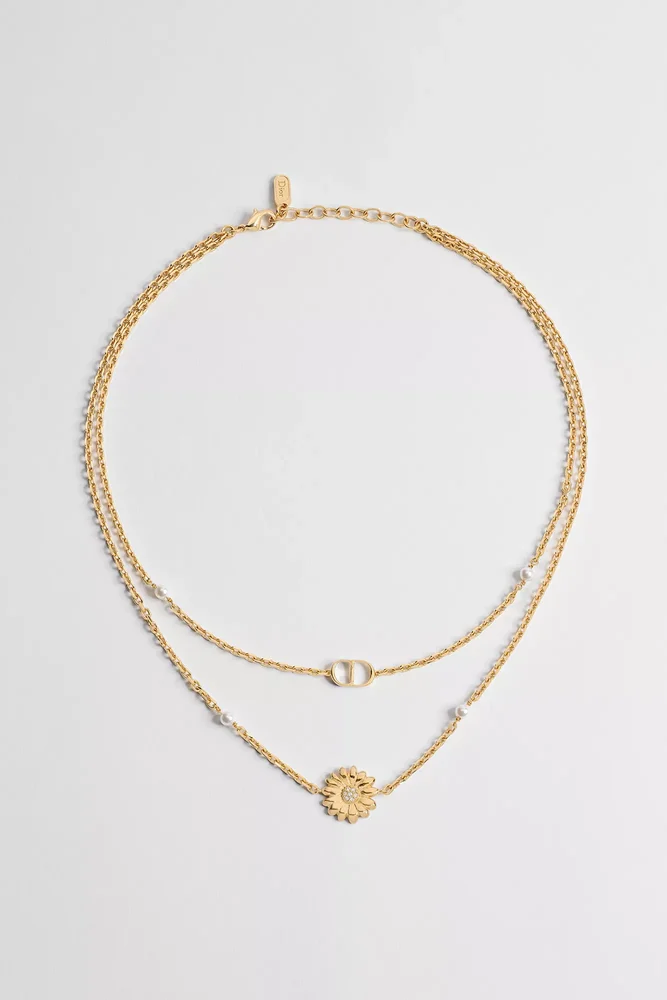 CD Multi Flowers Necklace