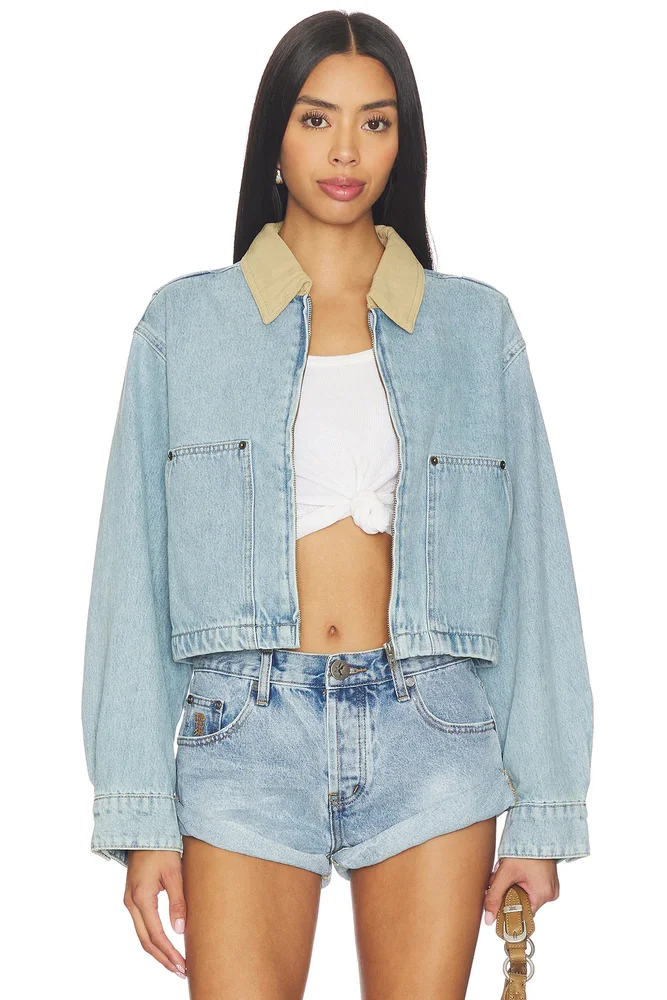 Cropped Denim Jacket