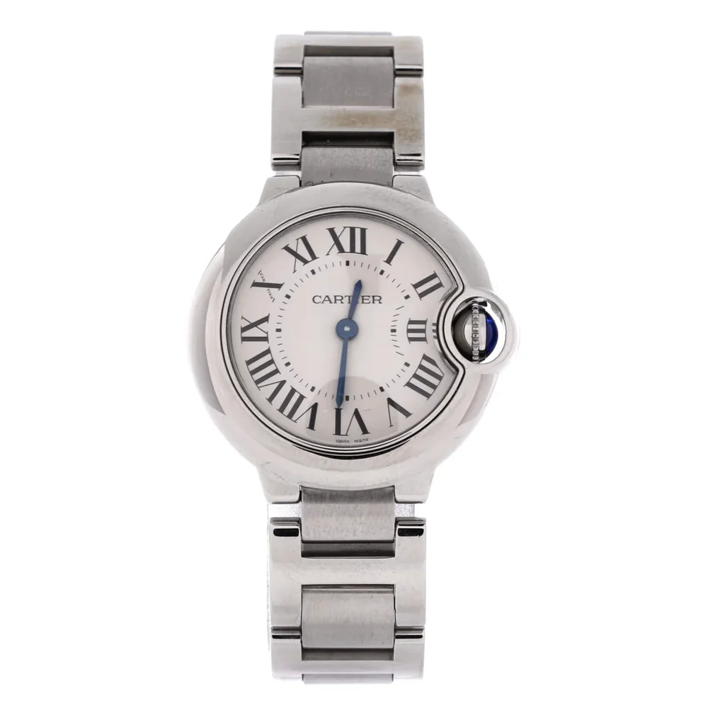 Pre-Owned Ballon Bleu de Cartier Quartz Watch Stainless Steel 28