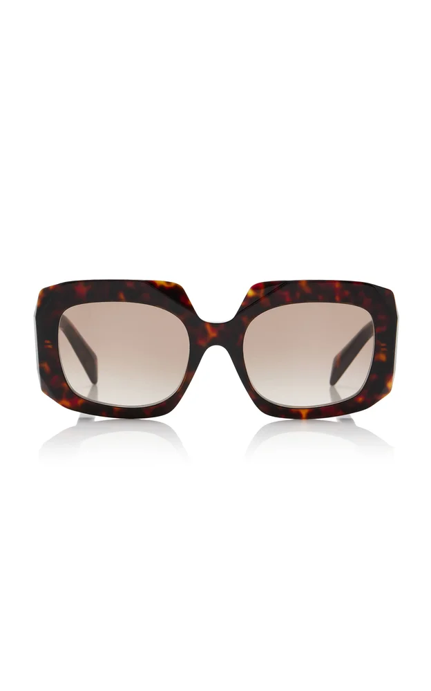 Square-Frame Acetate Sunglasses