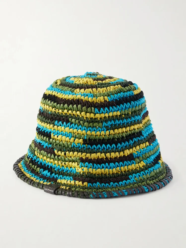 Meyers raffia bucket hat